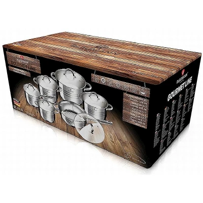 Blaumann Sada nádobí nerez 12 ks Gourmet Line