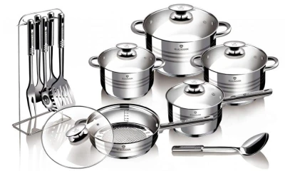 Blaumann Sada nádobí nerez 17 ks Jumbo Gourmet Line