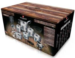 Blaumann Sada nádobí nerez 27 ks Jumbo Gourmet Line