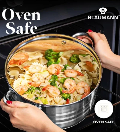Blaumann Sada nádobí nerez 27 ks Jumbo Gourmet Line