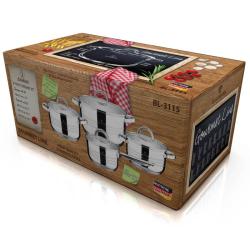 Blaumann Sada nádobí nerez 8 ks Jumbo Gourmet line Blaumann Sada nádobí nerez 8 ks Jumbo Gourmet line