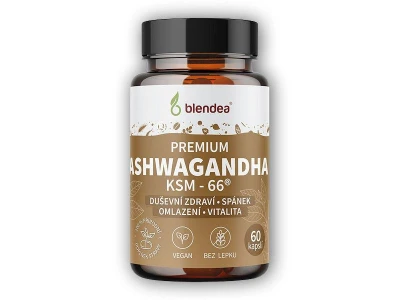 Blendea Ashwagandha KSM-66 60 kapslí Blendea Ashwagandha KSM-66 60 kapslí