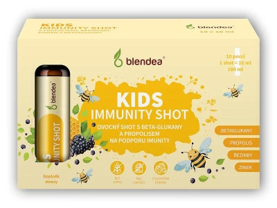 Blendea Kids Immunity Shot s propolisem a beta-glukany 10 x 10ml Blendea Kids Immunity Shot s propolisem a beta-glukany 10 x 10ml