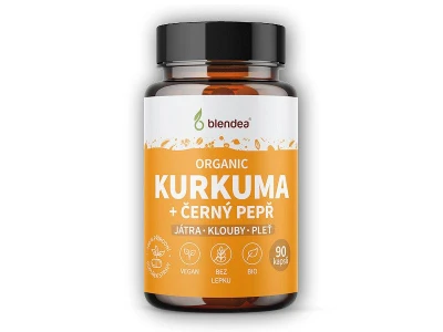 Blendea Kurkuma + Piperin 90 kapslí Blendea Kurkuma + Piperin 90 kapslí