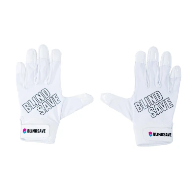 BLINDSAVE BADGrip GLOVES WHITE