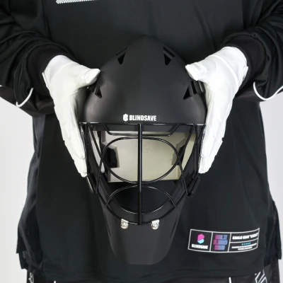 BLINDSAVE SHARKY Goalie mask BLACK