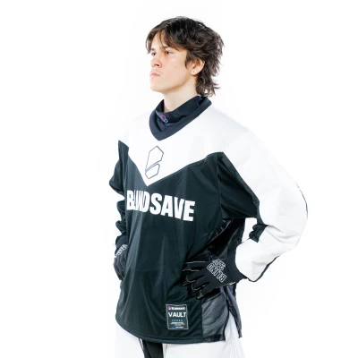 BLINDSAVE VAULT GOALIE JERSEY TOP BLACK WHITE