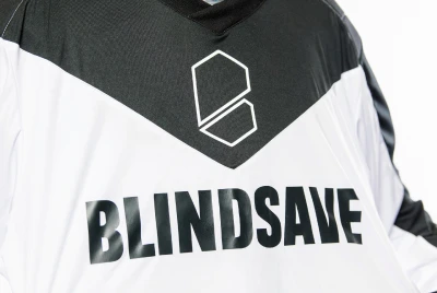BLINDSAVE VAULT GOALIE JERSEY TOP WHITE BLACK