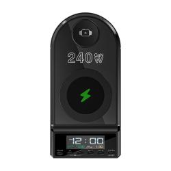Blitzwolf Budík BW-FW10 s nabíječkou 2xUSB-A, 4xUSB-C, 240W