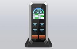 Blitzwolf BW-S31 2xUSB-A, 4xUSB-C, PD, 240W síťová nabíječka.