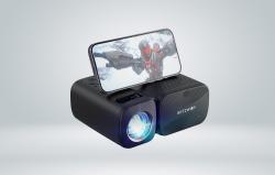Blitzwolf BW-V3 Mini LED paprsek / projektor, Wi-Fi + Bluetooth (černý)