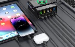 Blitzwolf Nabíječka 868H, 2xUSB-A, 3xUSB type-C, 160W (černá)