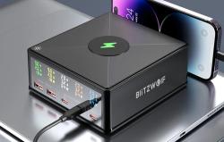Blitzwolf Nabíječka 868H, 2xUSB-A, 3xUSB type-C, 160W (černá)