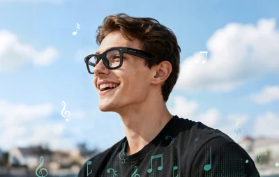 BlitzWolf BW-AG1 černé chytré brýle s umělou inteligencí