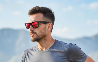 BlitzWolf BW-AG1 červené chytré brýle s umělou inteligencí