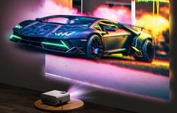 Blitzwolf LED projektor BW-V5 1080p, HDMI, USB, AV (bílý)