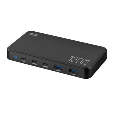 BlitzWolf BW-i100 černá 5v1 120W nabíjecí stanice