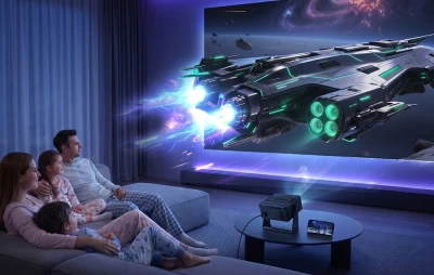 BlitzWolf BW-V1 Ultra černý chytrý multimediální projektor