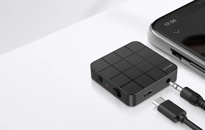 BlitzWolf BW-BL2 černý Bluetooth 5.0 vysílač/přijímač