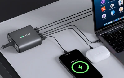 BlitzWolf BW-S26 250W černá síťová nabíječka