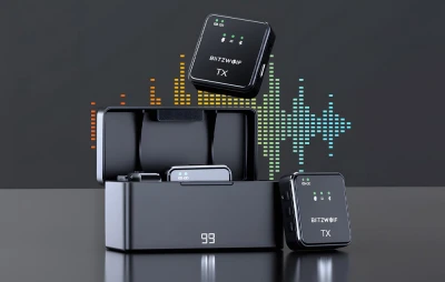 Blitzwolf Wireless Microphone, BW-SX63, 1000mAh (black)