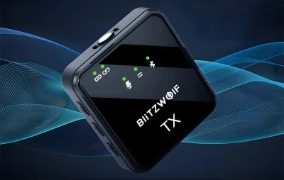 Blitzwolf Wireless Microphone, BW-SX63, 1000mAh (black)