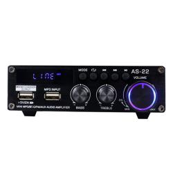 Blitzwolf Zvukový zesilovač AS-22, 45 W, Bluetooth 5.0, USB + dálkové ovládání (černý) Blitzwolf Zvukový zesilovač AS-22, 45 W, Bluetooth 5.0, USB + dálkové ovládání (černý)