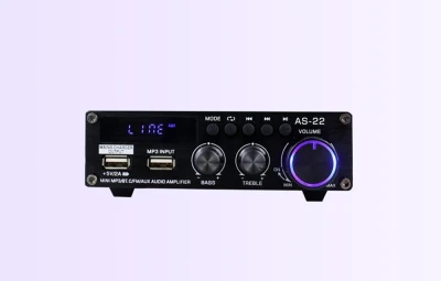 Blitzwolf Zvukový zesilovač AS-22, 45 W, Bluetooth 5.0, USB + dálkové ovládání (černý)