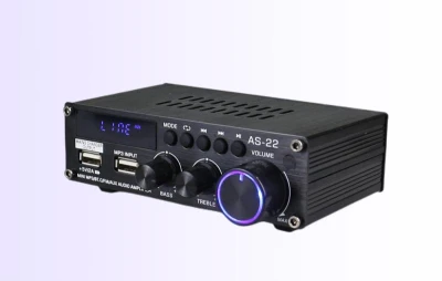 Blitzwolf Zvukový zesilovač AS-22, 45 W, Bluetooth 5.0, USB + dálkové ovládání (černý)
