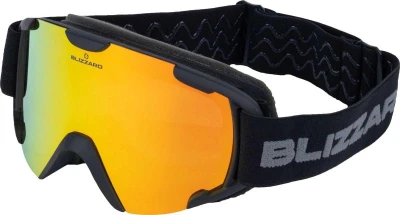 Blizzard 938 MDAVZO black matt smoke2 orange revo lyžařské brýle