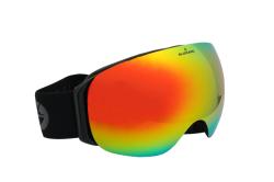 Blizzard 999 MDAVZSWO black shiny smoke2 silver mirror lyžiarske okuliare