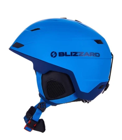 Blizzard Double blue matt/dark blue big logo lyžařská přilba Blizzard Double blue matt/dark blue big logo lyžařská přilba