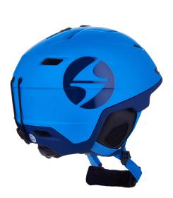 Blizzard Double blue matt/dark blue big logo lyžařská přilba
