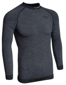 Blizzard Mens long sleeve merino wool anthracite POUZE Velikost M/L (VÝPRODEJ)