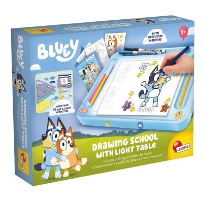 BLUEY škola kreslení s podsvícenou tabulí BLUEY škola kreslení s podsvícenou tabulí