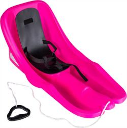 Boby Baby RIDER s opěrkou a popruhy pro miminko Růžové plast