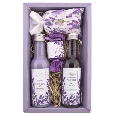 Bohemia Sada levandule premium – gel 200 ml, šampon 200 ml, mýdlo 30 g a sůl 150 g (VÝPRODEJ) Bohemia Sada levandule premium – gel 200 ml, šampon 200 ml, mýdlo 30 g a sůl 150 g (VÝPRODEJ)