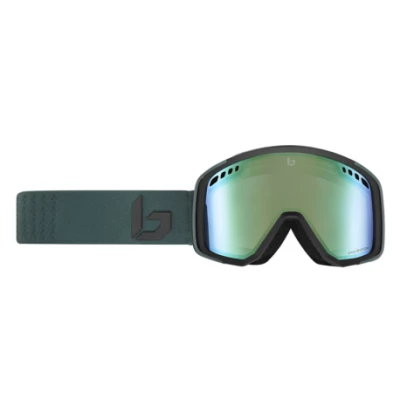 Bolle MAMMOTH Black Forest Matte - Phantom Green Emerald Photochromic Cat 1 to 3 lyžařské brýle