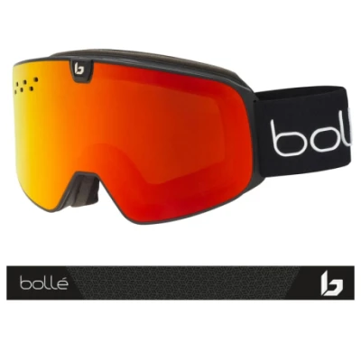 Bolle NEVADA NEO Black Matte - Sunrise Cat 2 Light Vermillon Blue Cat 1 lyžařské brýle
