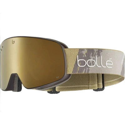 Bolle NEVADA Rock Camo Matte - Gold cat 3 lyžařské brýle