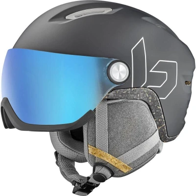 Bolle V-Atmos-Black Matte - Photochromic Blue Cat 1 to 3 lyžařská přilba
