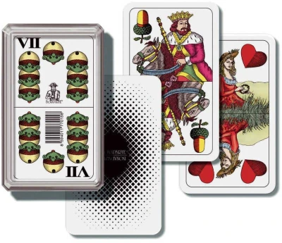 Bonaparte Hra karty Mariáš dvouhlavý v plastové krabičce Bonaparte Hra karty Mariáš dvouhlavý v plastové krabičce
