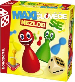 Bonaparte Hra Maxi Člověče, nezlob se/Velké putování 2v1 (společenská hra)