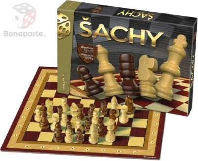 Bonaparte Hra Šachy v krabici (dřevěná hračka)