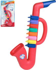 Bontempi Dětský saxofon červený 8 klapek plast (hudební nástroje) Bontempi Dětský saxofon červený 8 klapek plast (hudební nástroje)