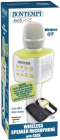 Bontempi Mikrofon bezdrátový karaoke v pouzdrře na baterie USB