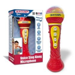 Bontempi Mikrofon karaoke mikrofon se světelnými efekty Bontempi Mikrofon karaoke mikrofon se světelnými efekty