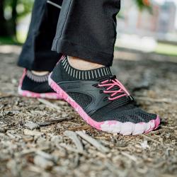 Bennon BOSKY Black/pink Barefoot topánky