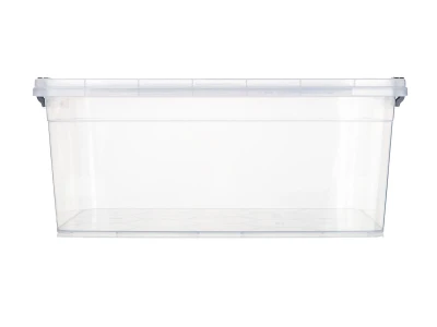 BRILANZ Box úložný GEMA 20l, 49x32,5x19,5cm, víko, klip, PH ŠE/TRA