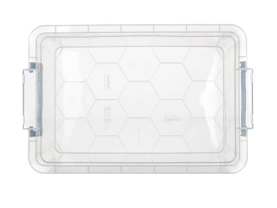 BRILANZ Box úložný GEMA 9l, 36,5x24,5x15,5cm, víko, klip, PH ŠE/TRA
